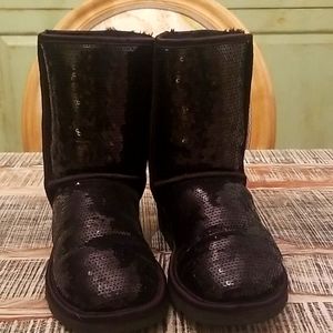 Black Sequin Uggs